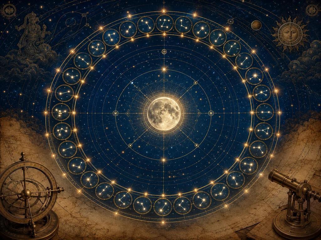 The 27 Nakshatras in One Map: What Yours Carries
