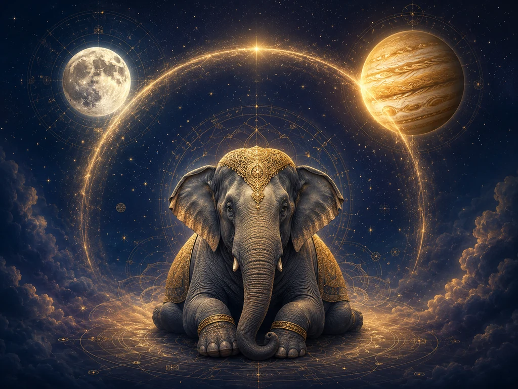 Gajakesari Yoga: How Moon and Jupiter Quietly Lift a Life