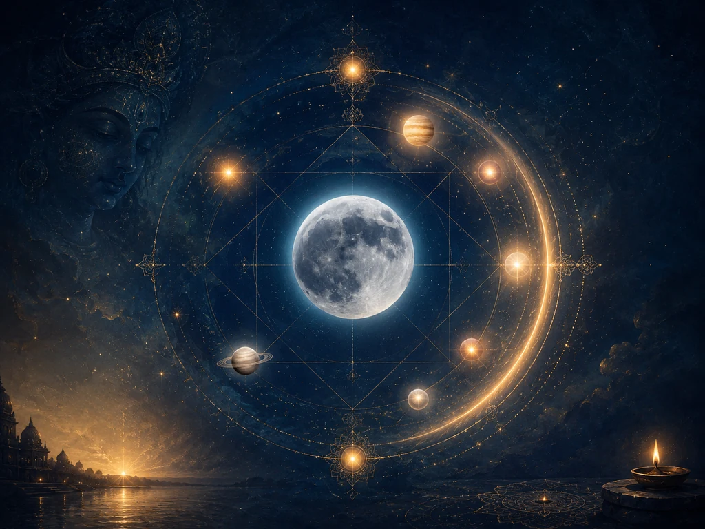 The Lonely Moon: Kemadruma Yoga and What Cancels It